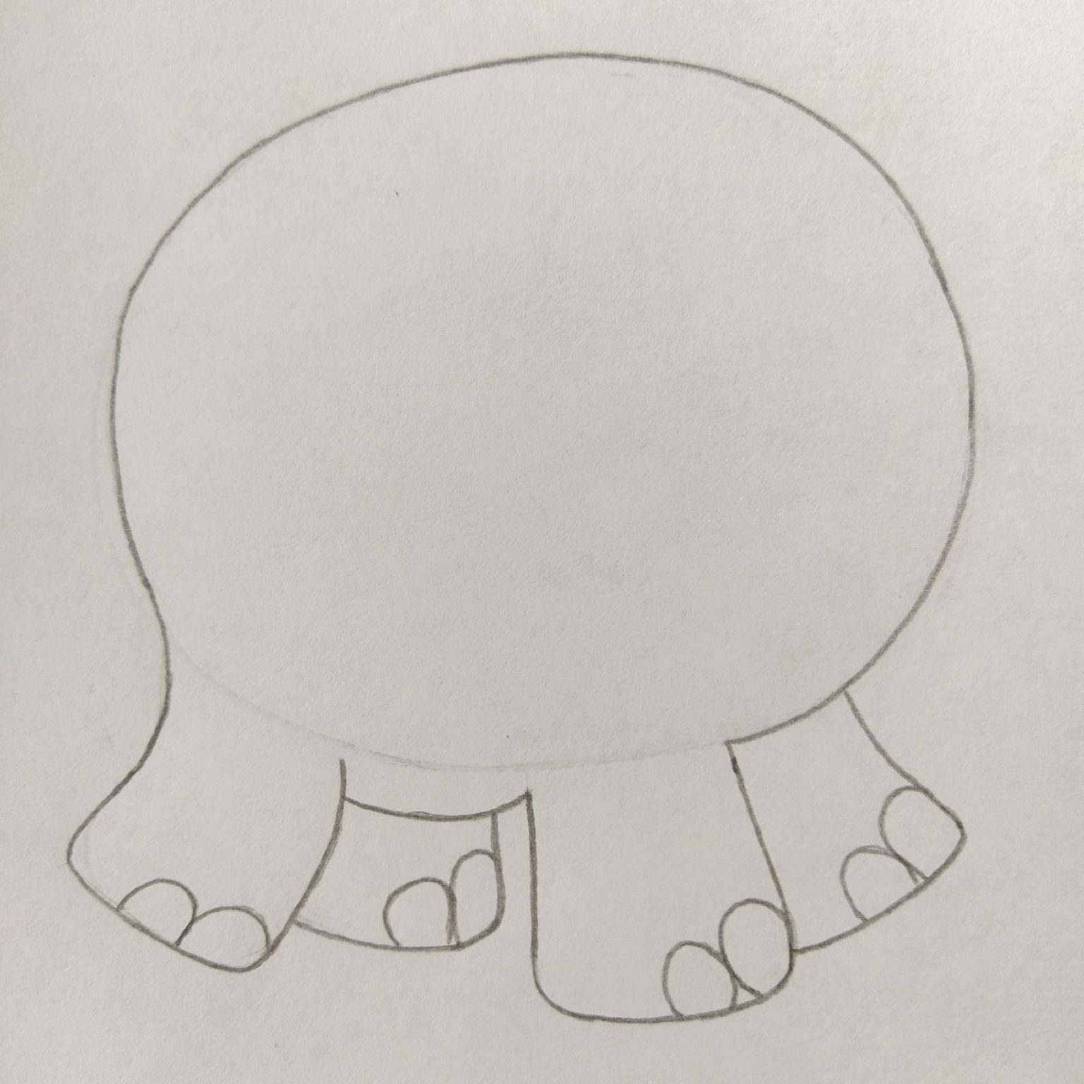 Поэтапной рисование слоника 1 класс